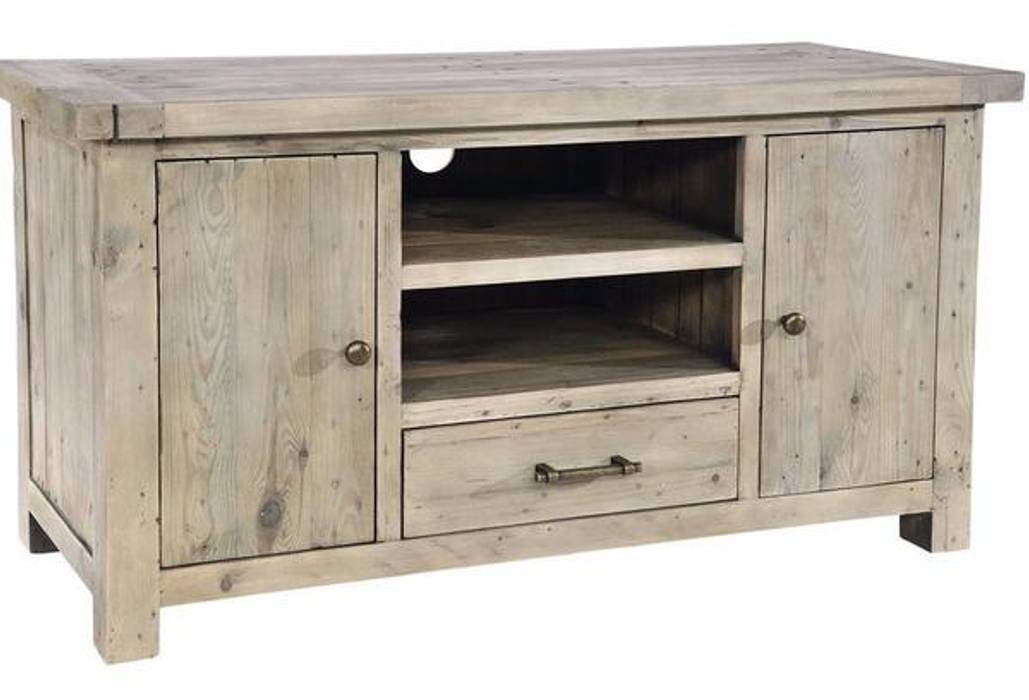 Farringdon Reclaimed Wood TV / Plasma Stand Modish Living Living room Wood Wood effect TV stands & cabinets