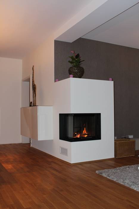 Kleiner Eckkamin Moderne Wohnzimmer Von Christoph Lupken Ofenbau