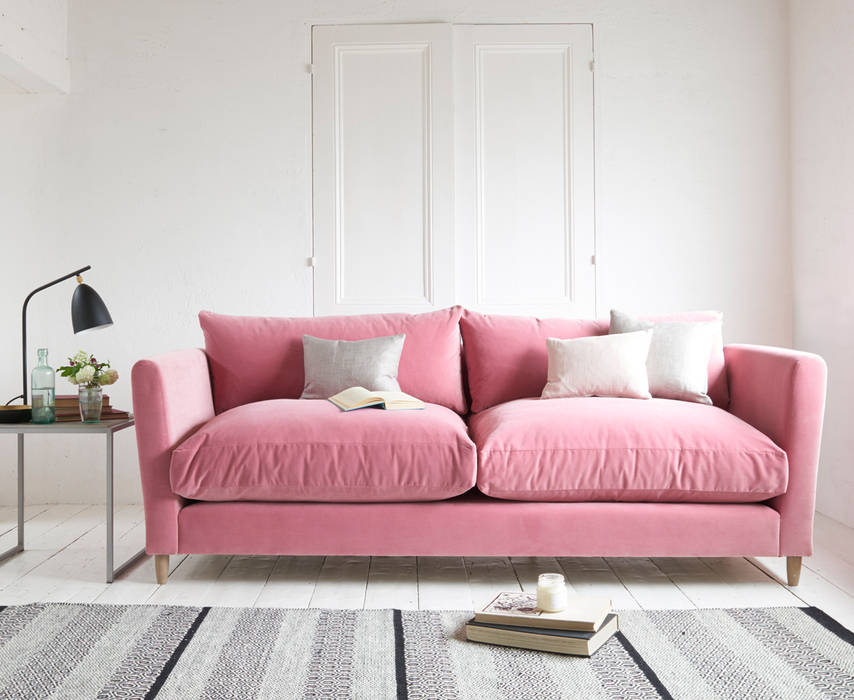 Flopster sofa Loaf Living roomSofas & armchairs Textile Pink sofa,living room,velvet,pink