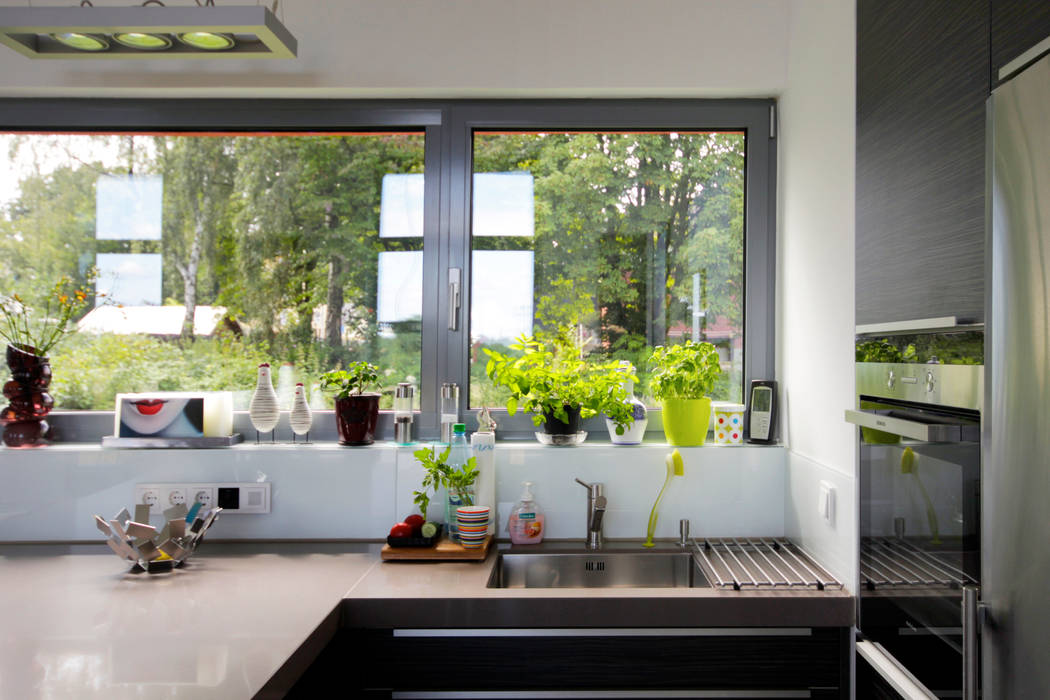 Neubau Einfamilienhaus B, ARCHITEKTEN BRÜNING REIN ARCHITEKTEN BRÜNING REIN Modern style kitchen