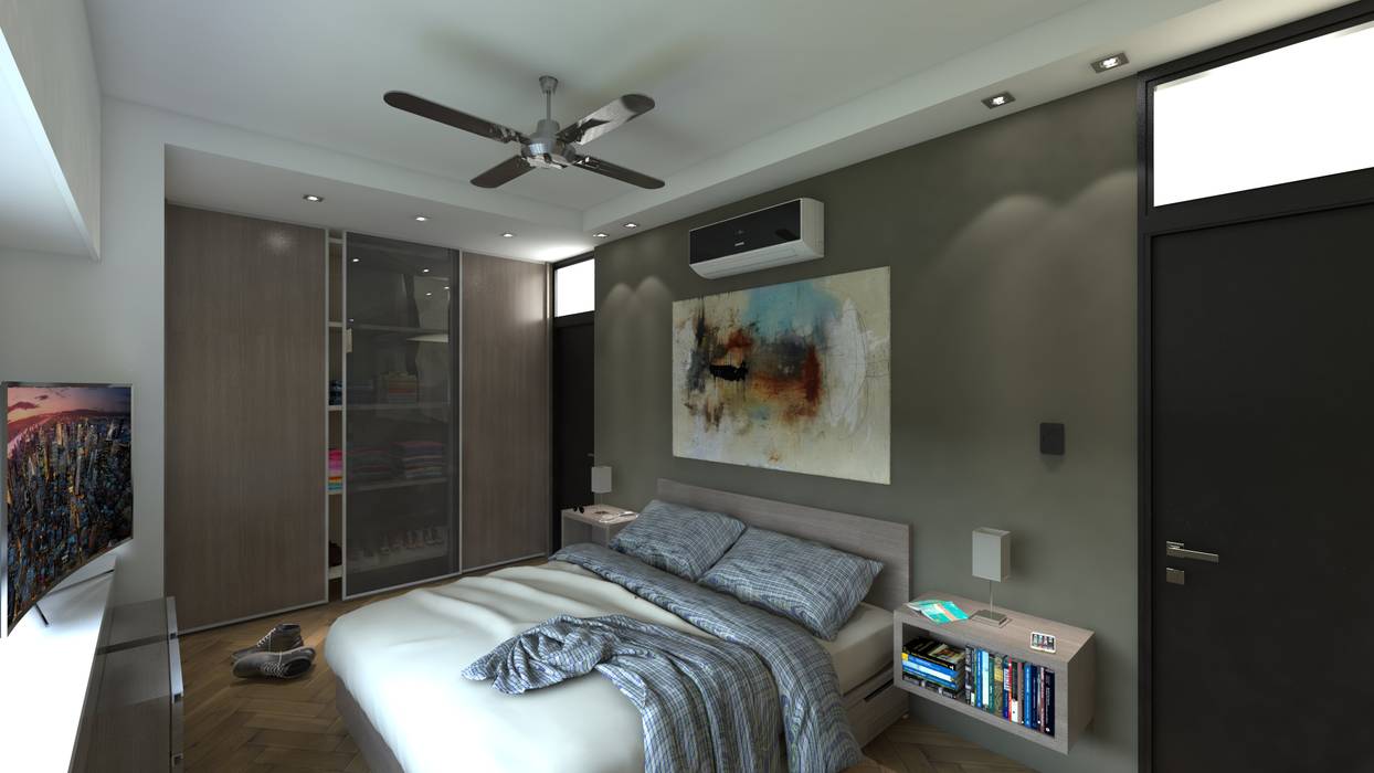 homify Modern style bedroom