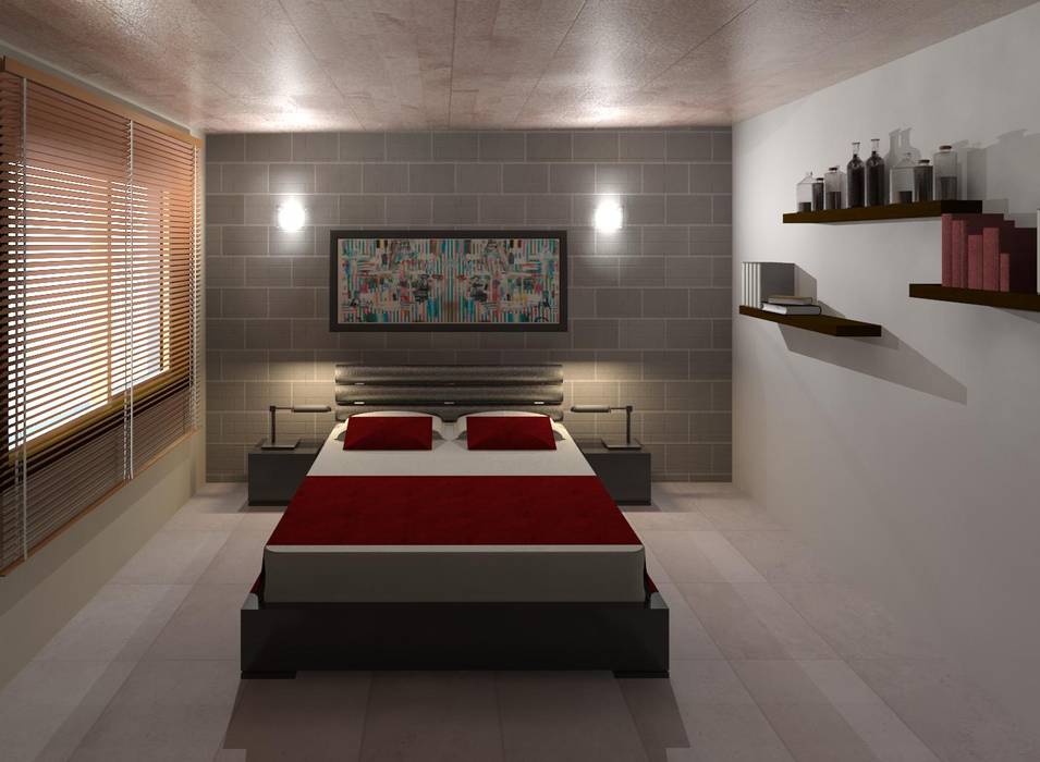 Dormitorio 01 homify Cuartos de estilo moderno