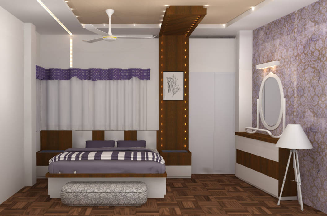 create your unique world, Alag Interior Alag Interior Modern style bedroom