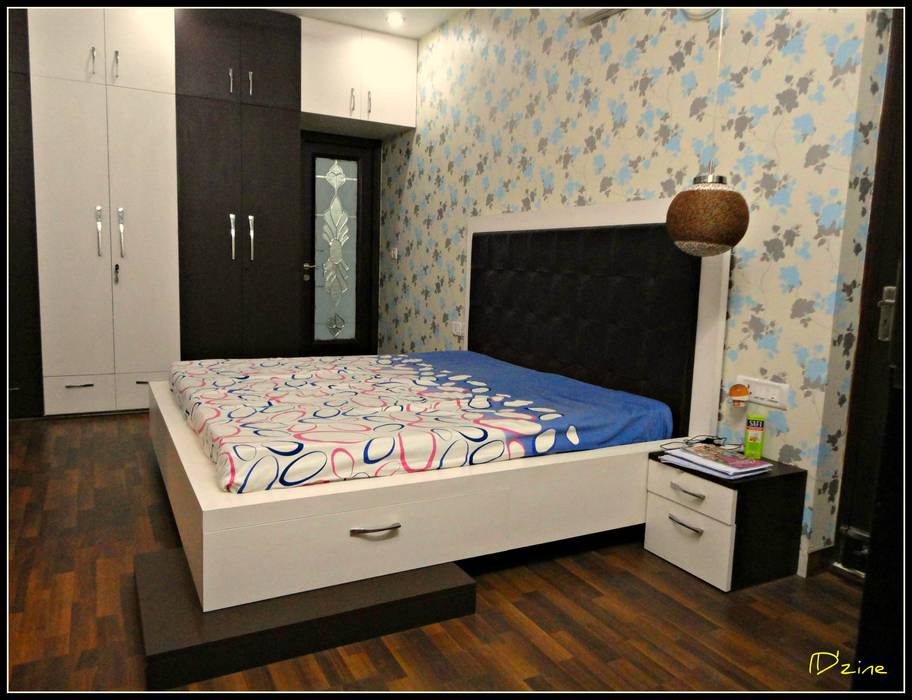 Son's Bedroom Mehak Lochan Design Asian style bedroom boy's bedroom,bed design,furniture,wood flooring,Beds & headboards