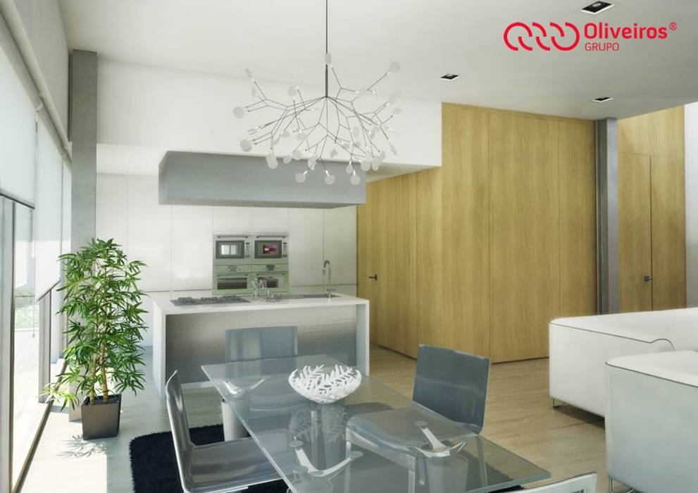 1407-PC-1214, Oliveiros Grupo Oliveiros Grupo Modern kitchen