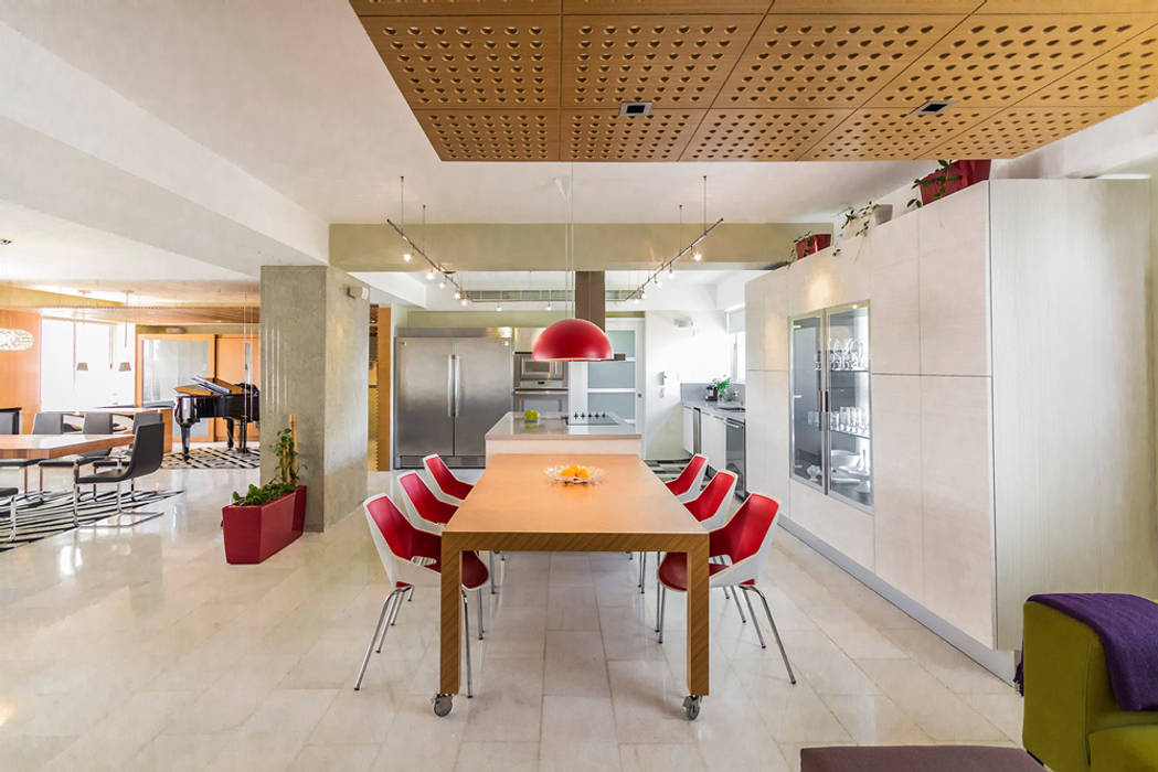 APARTAMENTO 10A GRAND EUROPA: una vivienda a 3 ritmos, NMD NOMADAS NMD NOMADAS Modern kitchen