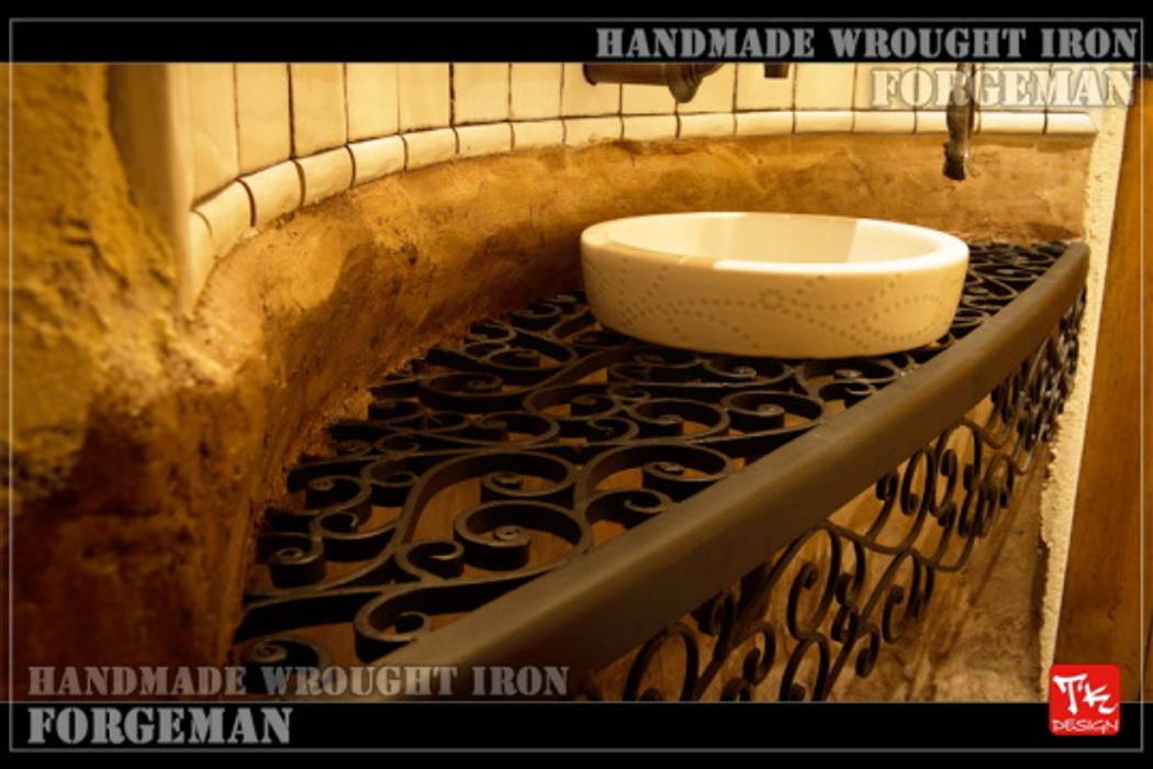 ロートアイアン特注インテリア, 株式会社ディオ 株式会社ディオ Classic style bathroom Iron/Steel Decoration