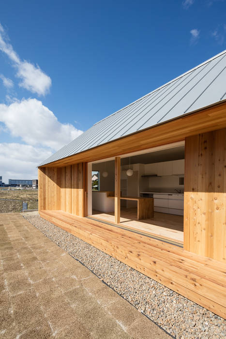 House in Inuyama, hm+architects 一級建築士事務所 hm+architects 一級建築士事務所 Eclectische ramen & deuren Hout Hout