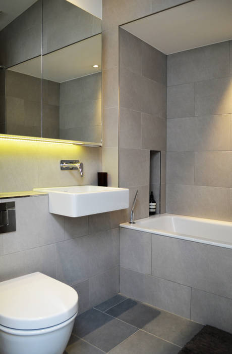 South Hill Park, Belsize Architects Belsize Architects Modern style bathrooms