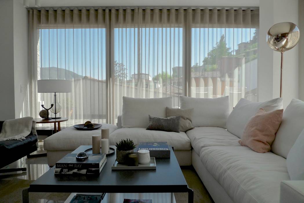 Swiss penthouse, effortless restyling, MD Creative Lab - Architettura & Design MD Creative Lab - Architettura & Design Salas modernas