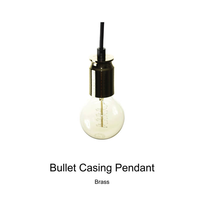 Bullet Casing Pendant_Brass SANUC 모던스타일 발코니, 베란다 & 테라스 금속 sanuc,lighting,design,ceiling,edison,bulb,사눅,조명,디자인,직부,에디슨,전구,bullet,탄피,조명