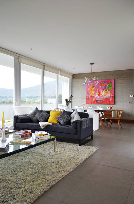 CASA P65, ESTUDIO BASE ARQUITECTOS ESTUDIO BASE ARQUITECTOS Living room