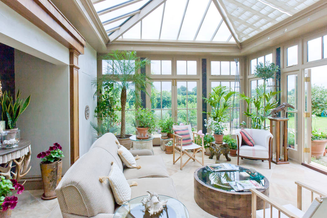 Beautiful Garden Room Vale Garden Houses Classic style conservatory Wood Wood effect conservatory,orangery,roof light,roof lantern,garden room