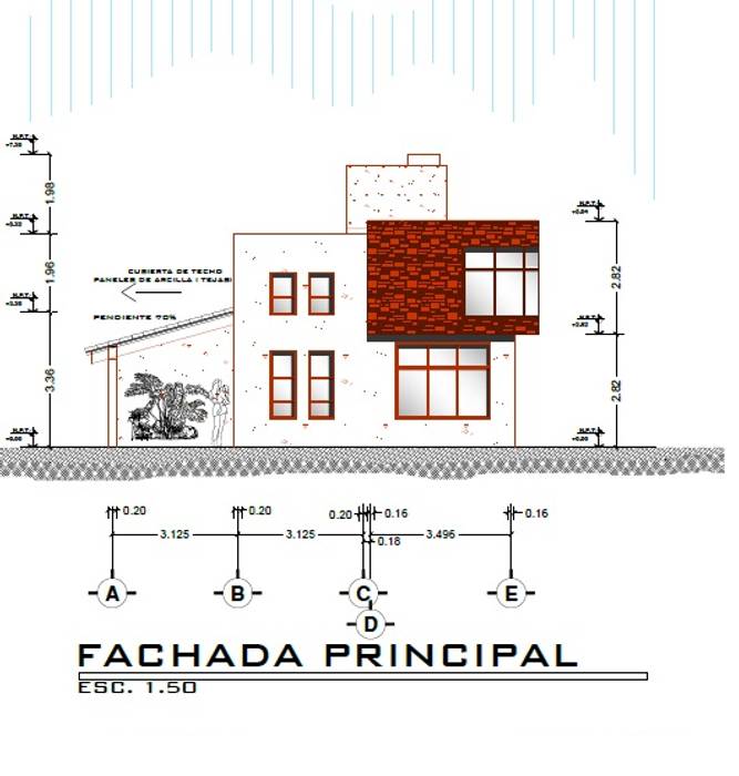 Casa LOBO Arquitecto Eduardo Carrasquero Casas modernas Madera Acabado en madera