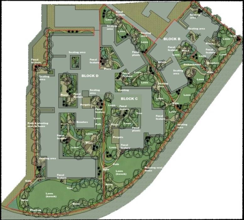 Modimolle Hospital Sketch Plan Mohlolo Landscape Architects
