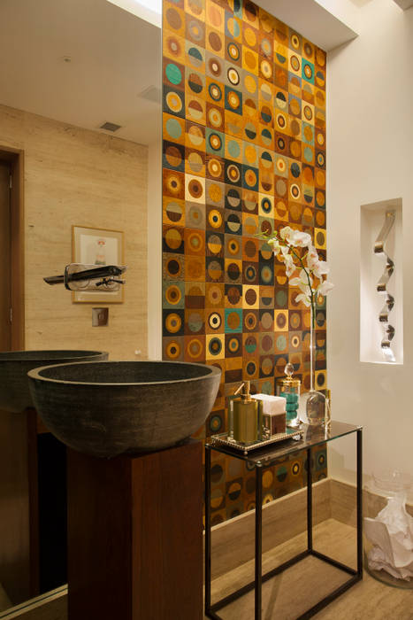 Cobertura LH | Ipanema | RJ, Hobjeto Arquitetura Hobjeto Arquitetura Minimalist bathroom