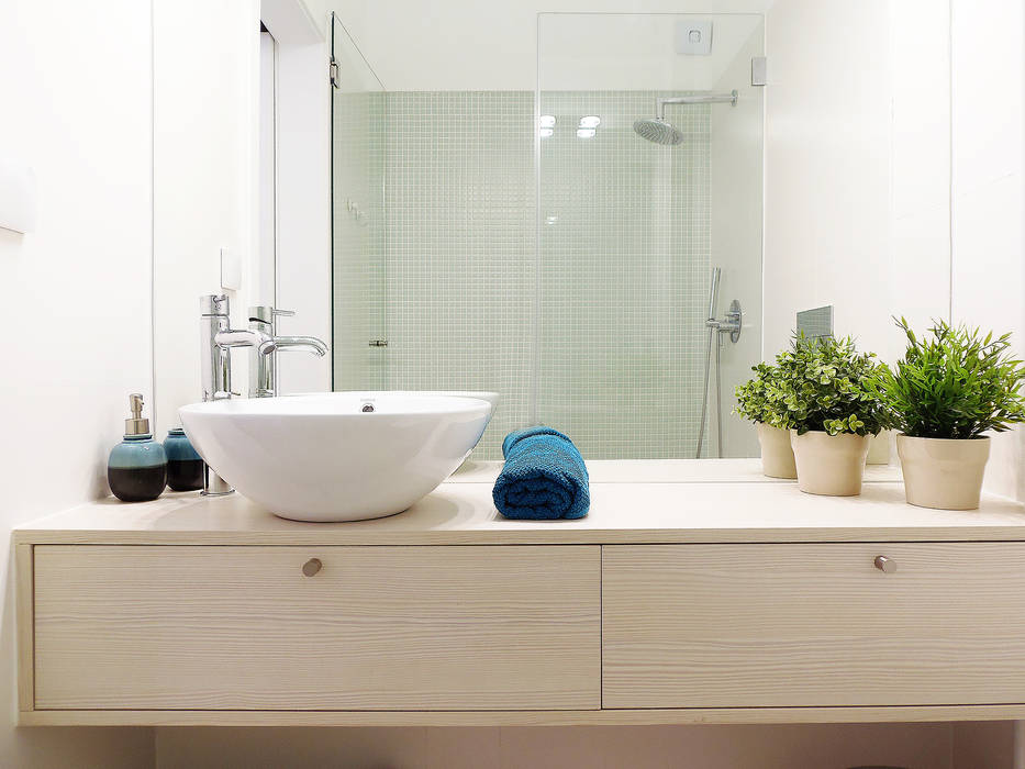 homify Bagno in stile scandinavo