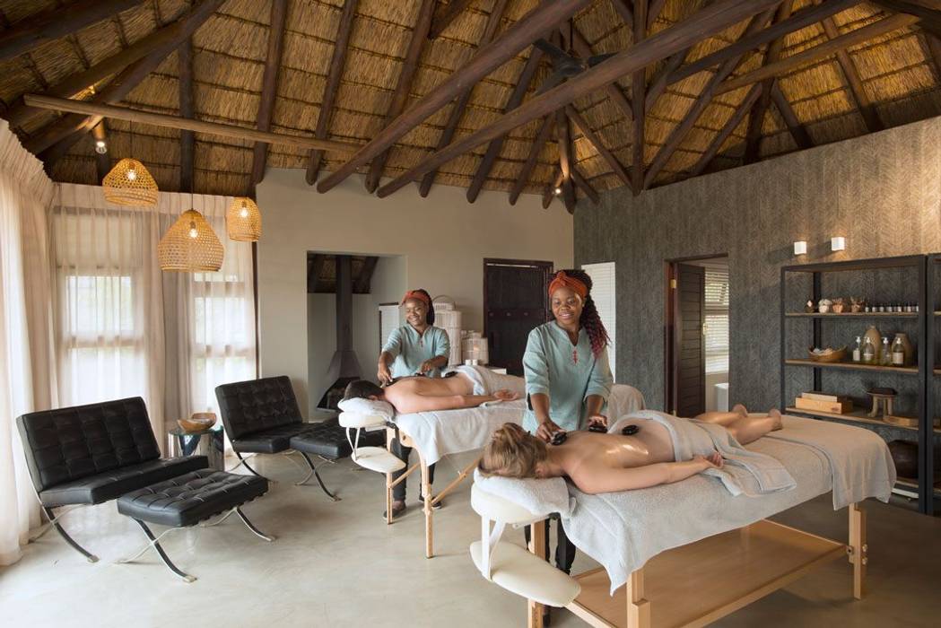 Mhondoro, een Lodge in Zuid-Afrika All-In Living Moderne spa's