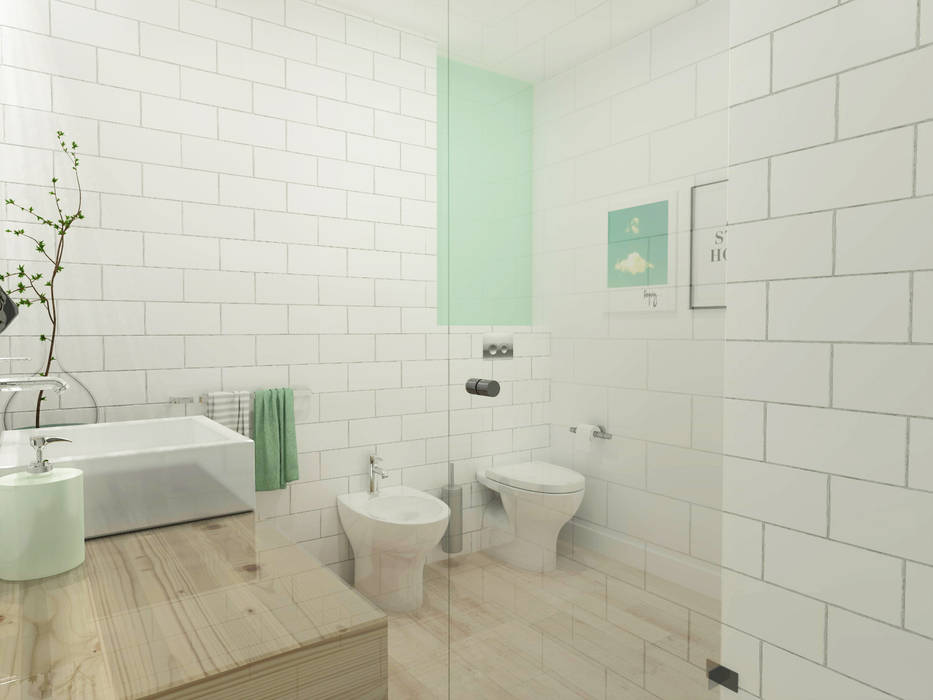 homify Scandinavian style bathrooms