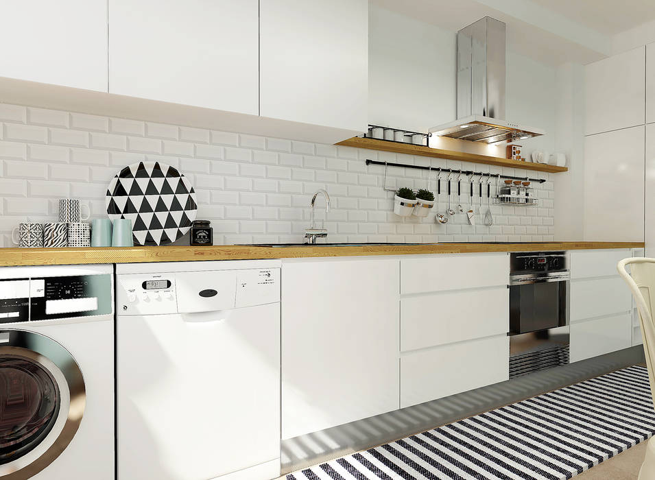 homify Dapur Gaya Skandinavia