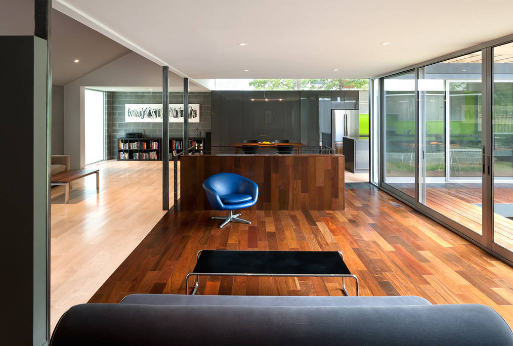 Casa Abierta, KUBE architecture KUBE architecture Modern living room