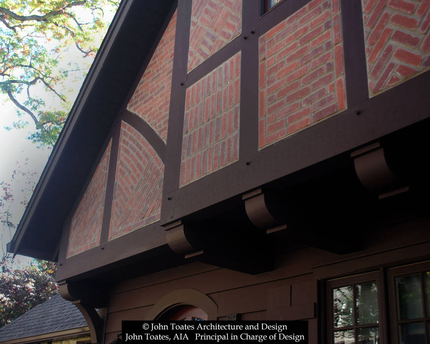 Brick Detail John Toates Architecture and Design Classic style houses