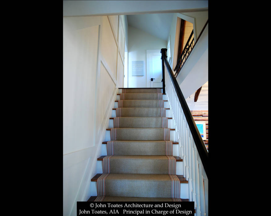 Stair John Toates Architecture and Design Classic style corridor, hallway and stairs