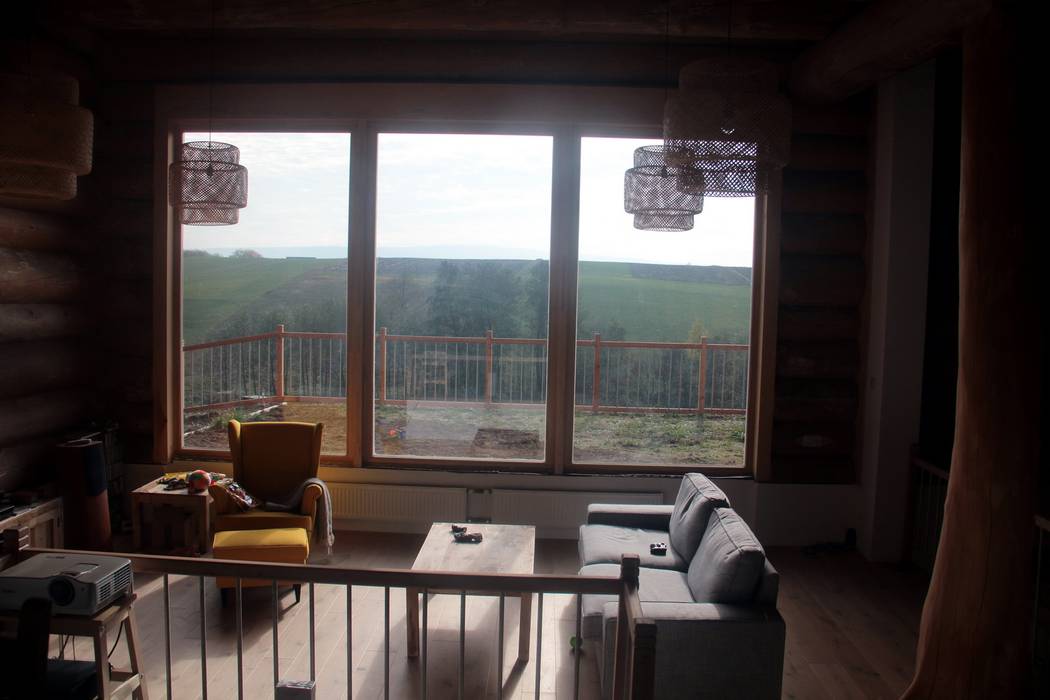 Nadbudowa Grzegorzowice, Organica Design & Build Organica Design & Build Living room Wood Wood effect