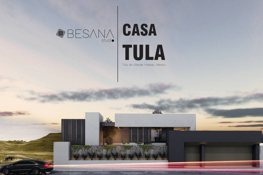Casa Tula, Besana Studio Besana Studio Modern houses Concrete Beige