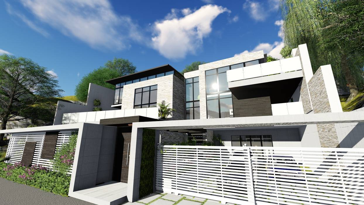 Proyecto Casa Querales Californiana 10 homify Casas de estilo clásico Concreto reforzado