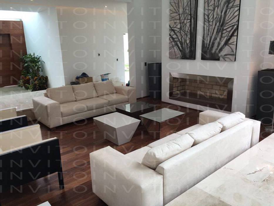 Proyecto Residencial Pachuca, INVITO INVITO Living room Sofas & armchairs