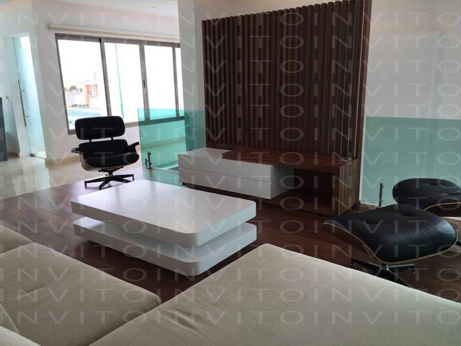 Proyecto Residencial Pachuca, INVITO INVITO Living room Sofas & armchairs