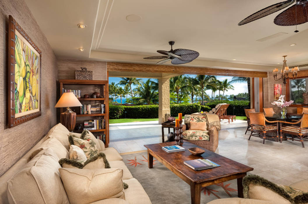 CASA BRUNO Islander ventilador de techo, marrón óxido, ISD1A Casa Bruno American Home Decor Salones de estilo tropical