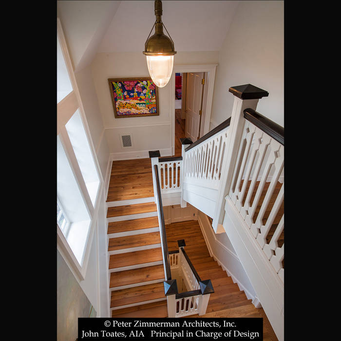 Stair Hall John Toates Architecture and Design Classic style corridor, hallway and stairs