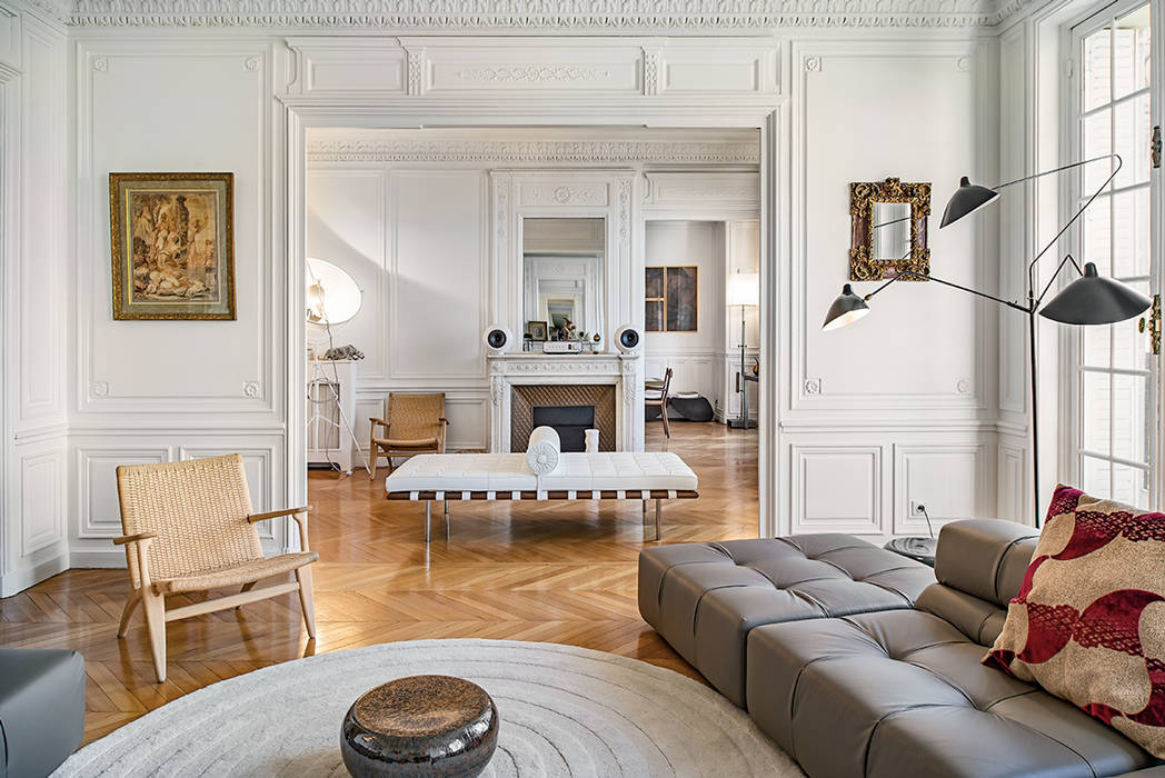 Architecture intérieure, François Guillemin François Guillemin Classic style living room