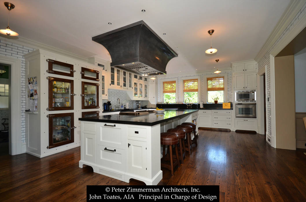 Queen Anne Addition & Renovation - Westport, CT, John Toates Architecture and Design John Toates Architecture and Design Cozinhas clássicas