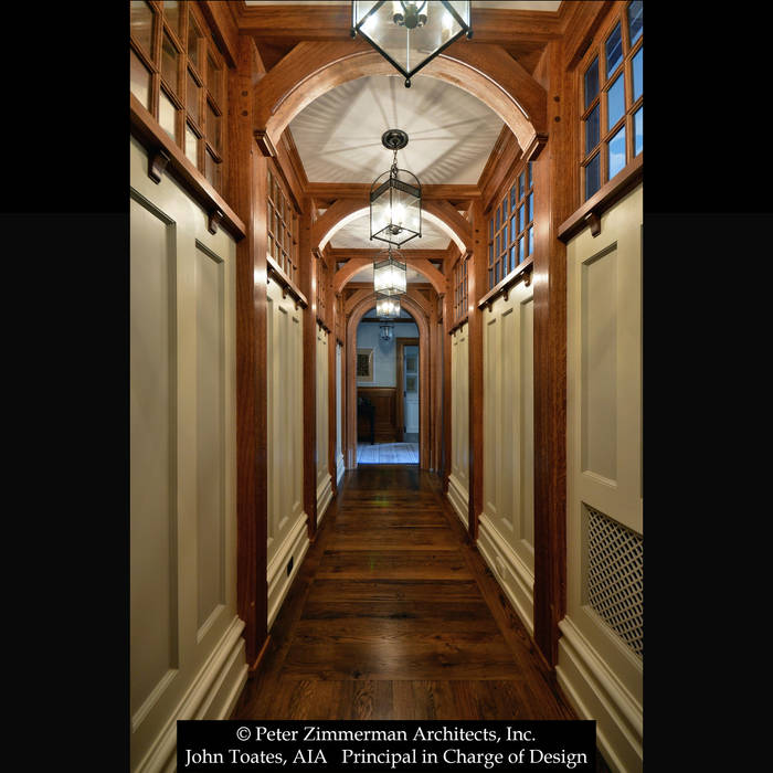 Hallway John Toates Architecture and Design Classic style corridor, hallway and stairs