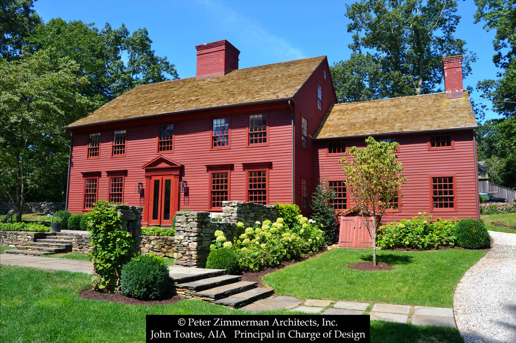 Historical Addition & Renovation - Darien, CT, John Toates Architecture and Design John Toates Architecture and Design Klasyczne domy