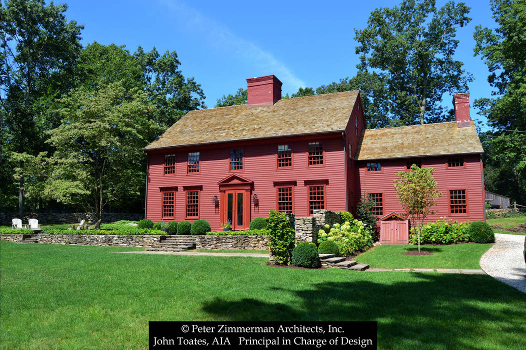 Historical Addition & Renovation - Darien, CT, John Toates Architecture and Design John Toates Architecture and Design Casas de estilo clásico