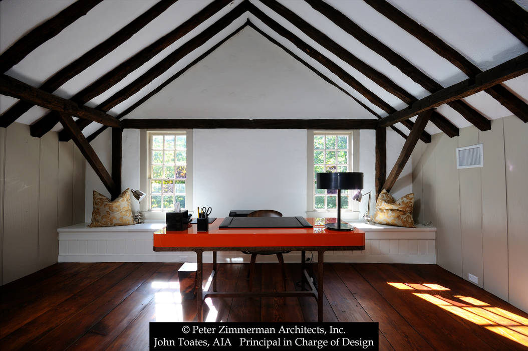 Historical Addition & Renovation - Darien, CT, John Toates Architecture and Design John Toates Architecture and Design Escritórios clássicos