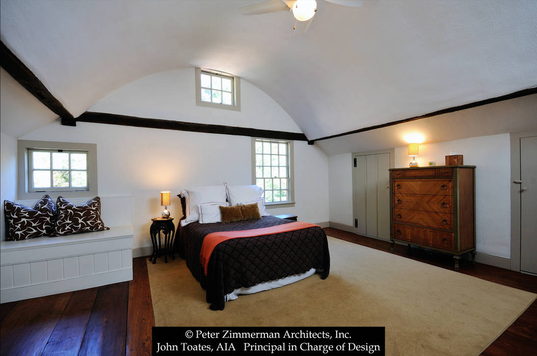 Historical Addition & Renovation - Darien, CT, John Toates Architecture and Design John Toates Architecture and Design Dormitorios de estilo clásico