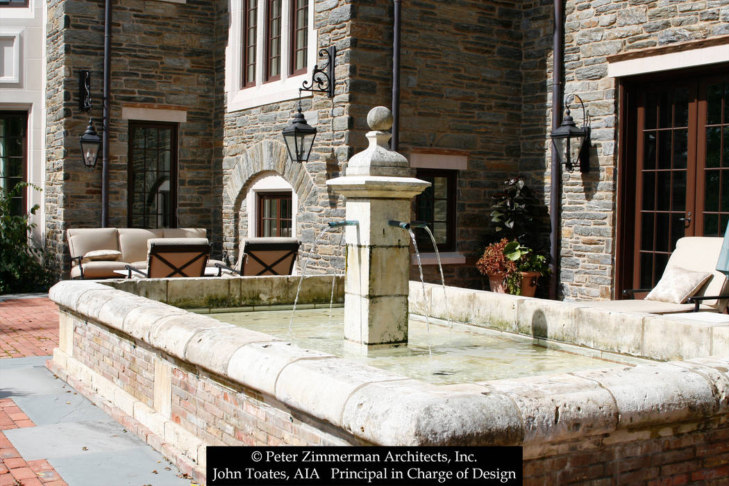 Fountain John Toates Architecture and Design Classic style houses