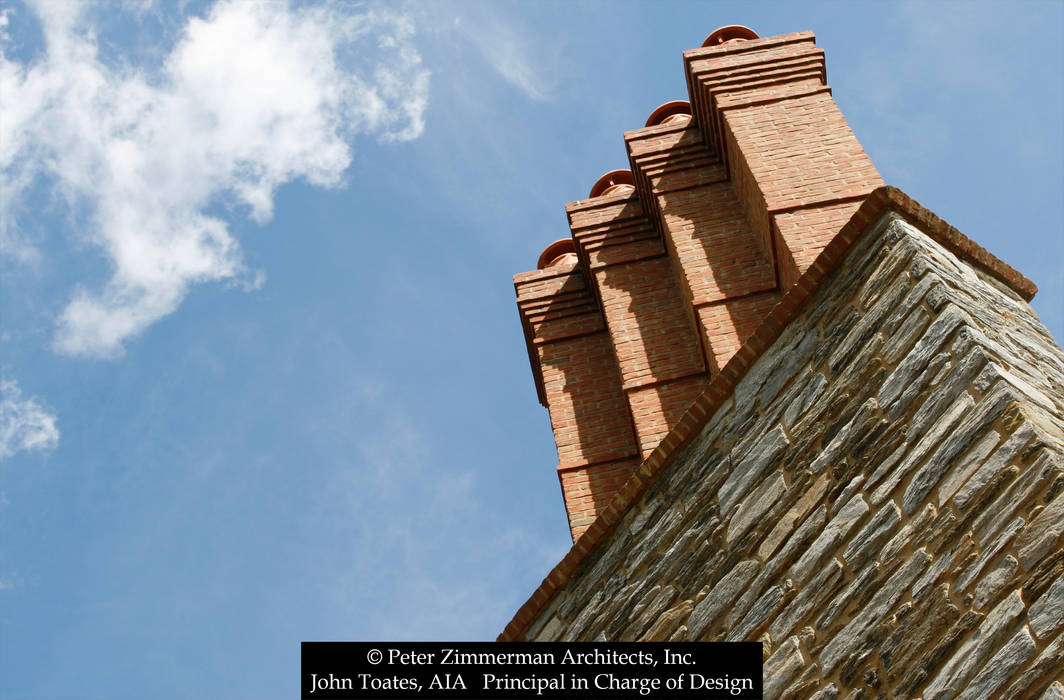 Chimney Detail John Toates Architecture and Design Classic style houses