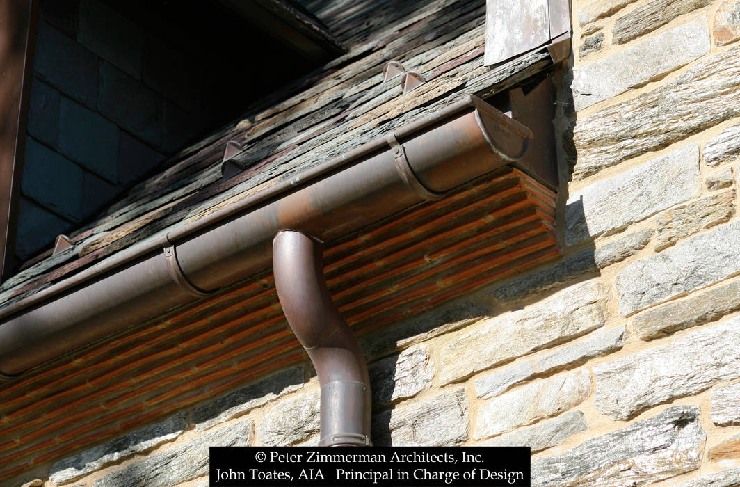 Gutter Detail John Toates Architecture and Design Classic style houses