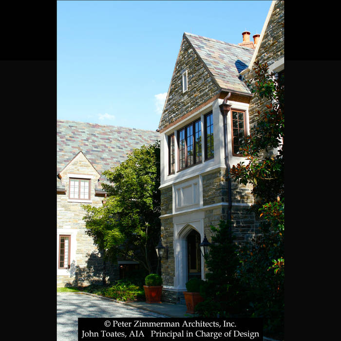 New English Estate House - Gladwyne, PA, John Toates Architecture and Design John Toates Architecture and Design Casas de estilo clásico