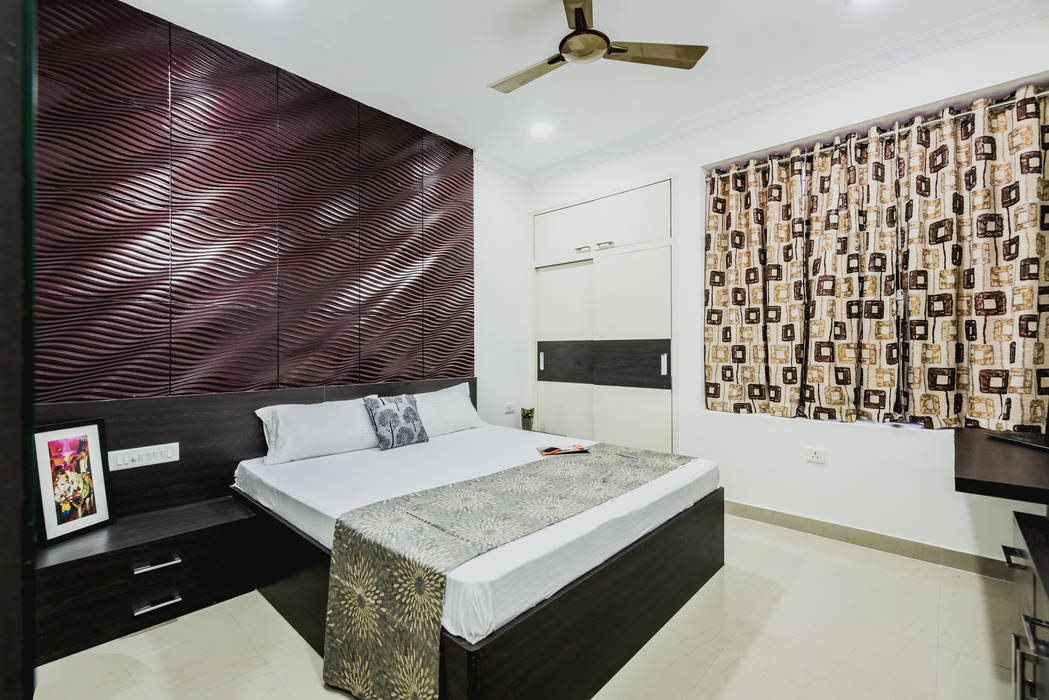 Interiors of Apartment at Parsvnath City Jodhpur, HGCG Architects HGCG Architects Modern style bedroom