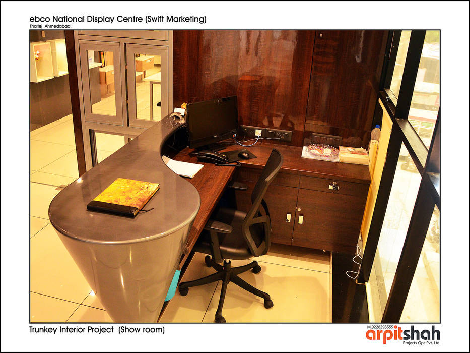 ebco Showroom @ Thaltej, SG Mall, ARPIT SHAH PROJECTS OPC PVT LTD. ARPIT SHAH PROJECTS OPC PVT LTD.