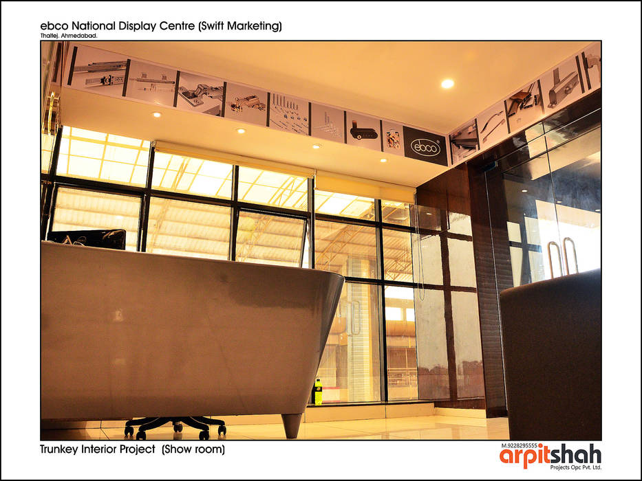 ebco Showroom @ Thaltej, SG Mall, ARPIT SHAH PROJECTS OPC PVT LTD. ARPIT SHAH PROJECTS OPC PVT LTD.