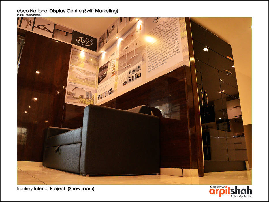 ebco Showroom @ Thaltej, SG Mall, ARPIT SHAH PROJECTS OPC PVT LTD. ARPIT SHAH PROJECTS OPC PVT LTD.