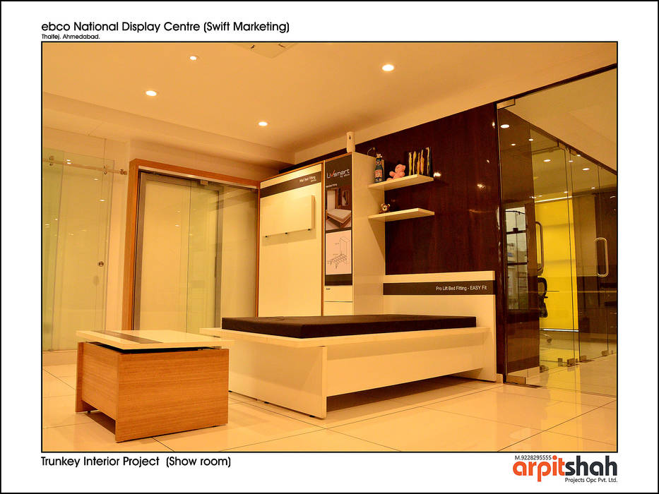 ebco Showroom @ Thaltej, SG Mall, ARPIT SHAH PROJECTS OPC PVT LTD. ARPIT SHAH PROJECTS OPC PVT LTD.